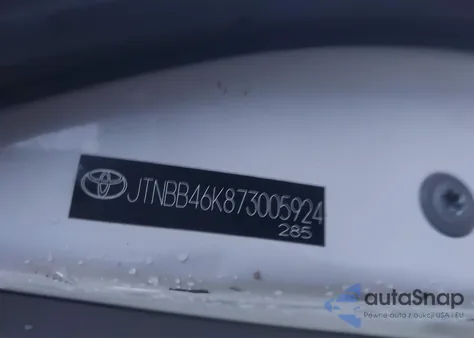 2007 Toyota Camry Hybrid из США, поврежденный, VIN JTNBB46K873005924